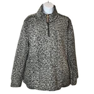 Weatherproof Fleece Quarter Zip, Navy, Large